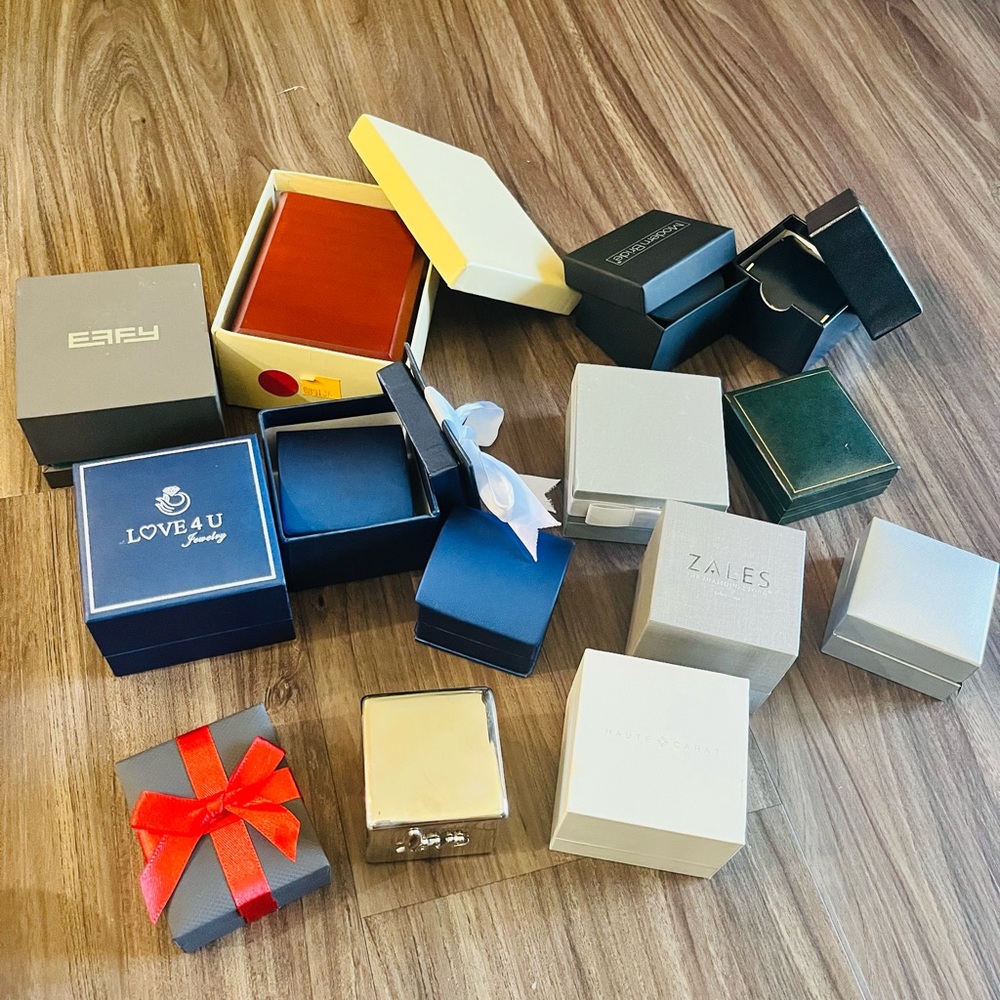 14 solid jewelry boxes hard boxes for jewelry